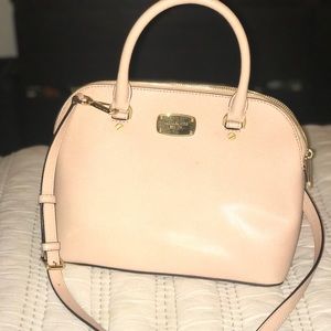 Michael Kors Saffiano Leather Cindy Dome Handbag